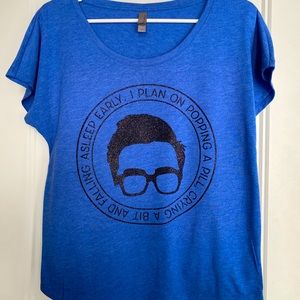 GLITTERY David Rose - Schitts Creek T-shirt